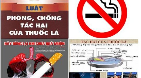 luật phòng chống tác hại của thuốc lá.